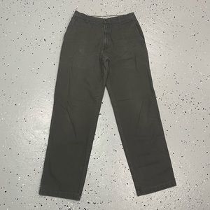 Vintage Y2k Columbia Canvas / Khaki Work Pants Mens Size 32 Grey